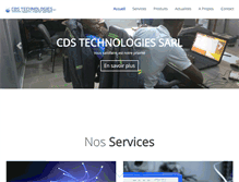 Tablet Screenshot of cdstechnologie.com